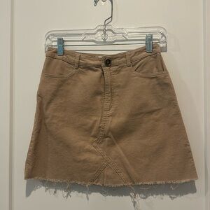 Altar’d State Brown Tan Skirt